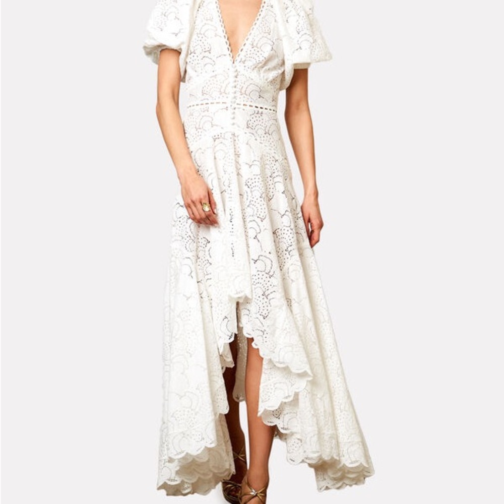 Acler Cookes Lace High Low Dress